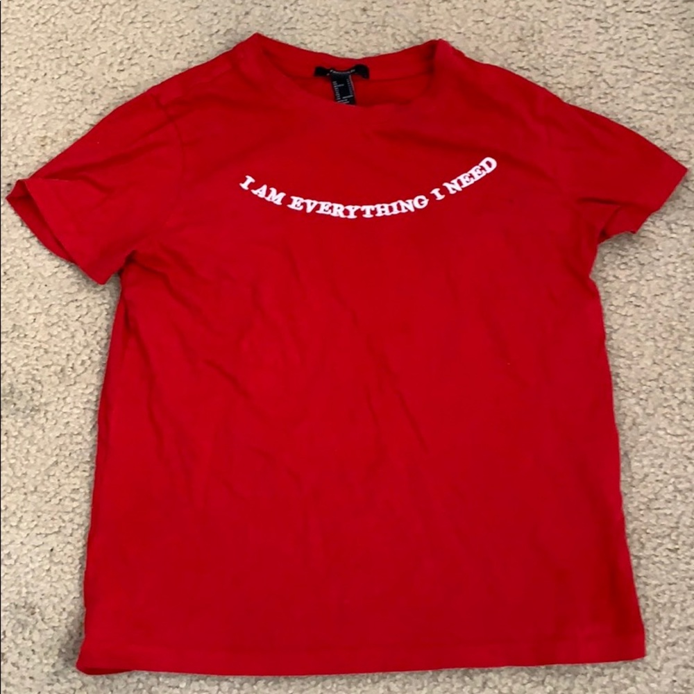 “I Am Everything I Need” Red Tee